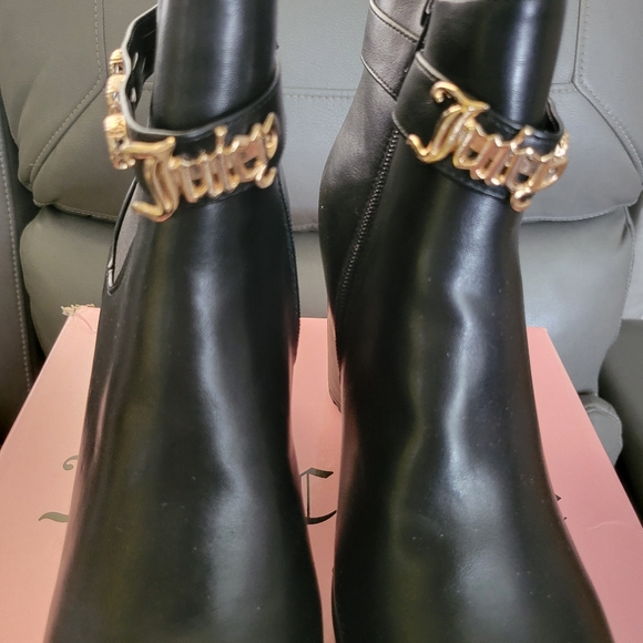 Juicy Couture Python Women's Block 3.5 Heel Ankle Boots.Sz 10.. - Picture 12 of 16